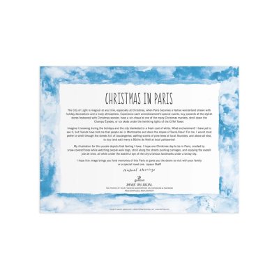 Galison Folija puzzle Michael Storrings Božični Pariz 1000 kosov