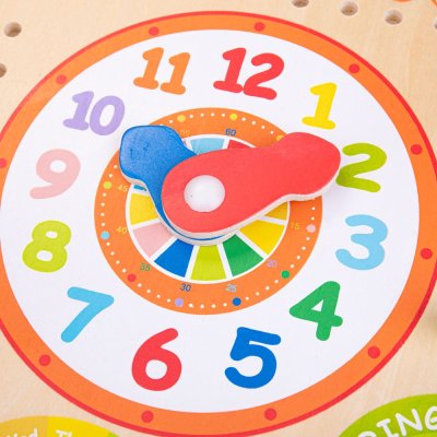Bigjigs Toys Calendario con orologio