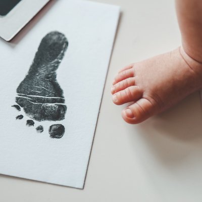 BABY DAB Farbe für Kinderdrucke – Grau