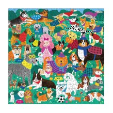 Mudpuppy Rodinné puzzle Psí deň v parku 500 dielikov