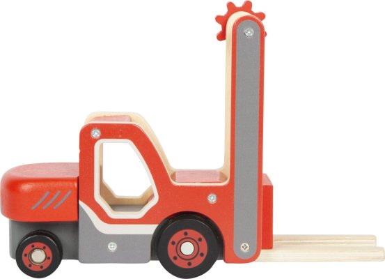 small foot Carrello elevatore in legno con pallet