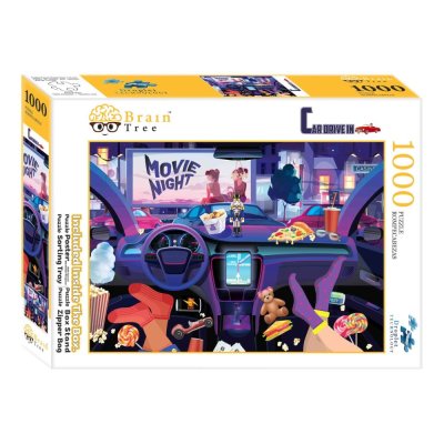 Brain Tree Puzzle Im Autokino 1000 Teile