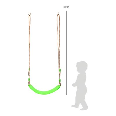 small foot Huśtawka dziecięca Flexi zielona