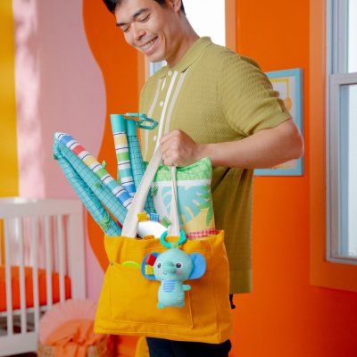 BRIGHT STARTS Hrací deka Wild Wiggles s aktivitami 0m+