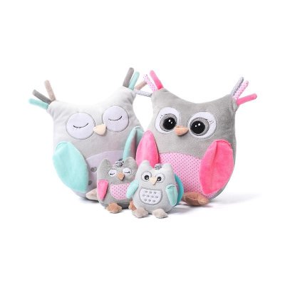 BABYONO Pluszowa Sowa Sofia różowa