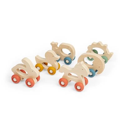 Bigjigs Toys Tier auf Rädern 1 Stk.