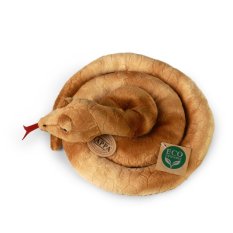 Rappa Pluche slang bruin 90 cm ECO-FRIENDLY