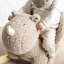 NATTOU Swing Teddy peluche rhinocéros taupe 10m+