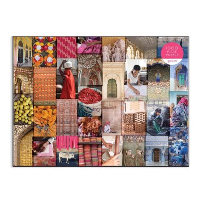 Galison Puzzle Muster aus Indien: Rajasthan, 1000 Teile