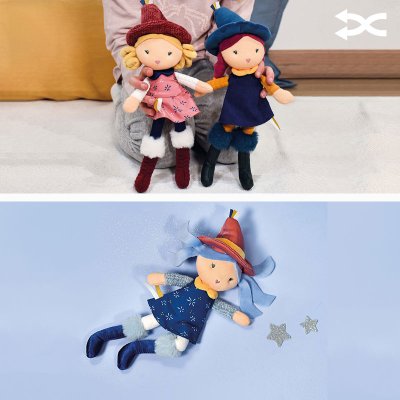 Doudou Jolijou Păpuși de cârpă Vrăjitoare 24 cm