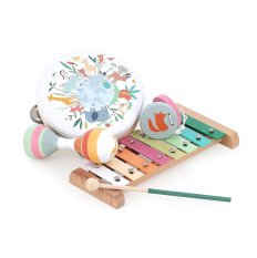 Vilac Musikinstrumente Set Tiere der Welt Sarah Betz aus Holz