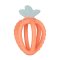 CANPOL BABIES Silicone sensory teether 3D Strawberry orange