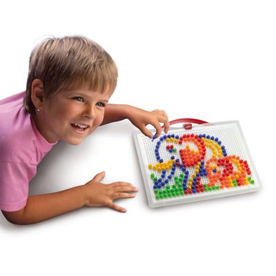 Quercetti Mozaika FantaColor Portable 270 elementów (Ø10 mm)