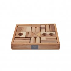 Wooden Story Kostky v dřevěné krabičce - 30 ks - Přírodní
