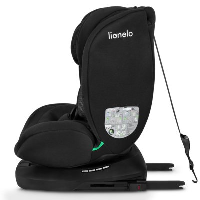 LIONELO Bilbarnstol Bastiaan i-Size (40-150 cm) Black Carbon