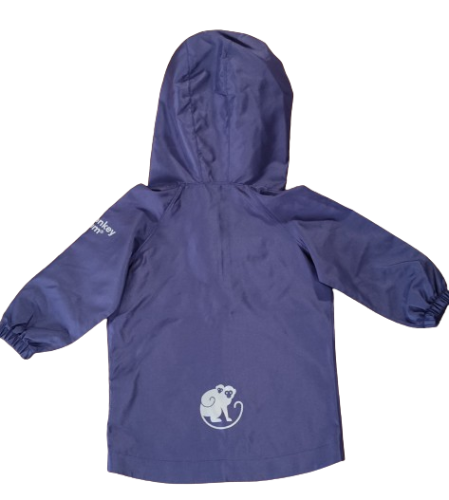 Monkey Mum® Kuuden pakkauksen takki raglanhihoilla - Tumman violetti