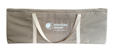 Velika potovalna torba Monkey Mum® za posteljne ograje - Bež