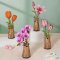 Puzzle 3D en bois RoboTime Tulipe rose