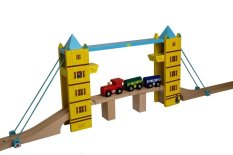 small foot bridge railway track Tower Bridge Paddington