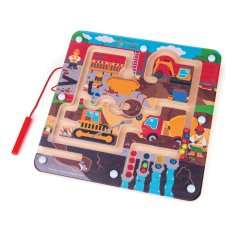 Bigjigs Toys Magnet Labyrinth Baustelle