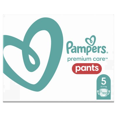 PAMPERS Premium Care Windelhöschen Größe 5 (12-17 kg) 102 Stk