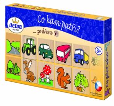 Detoa Houten Puzzel Wat hoort waar