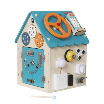 2Kids Toys Activity board Domek turkusowy