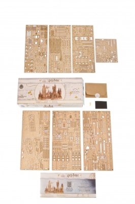 Ugears Drewniane Puzzle Mechaniczne 3D Zamek Hogwart, Harry Potter