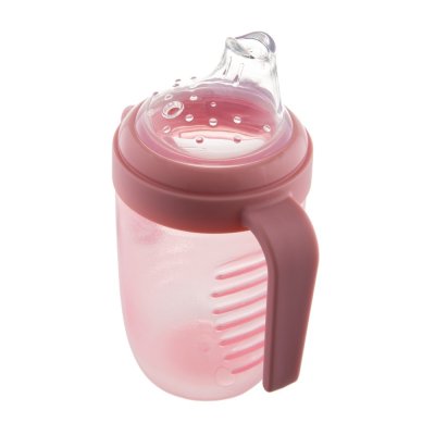 CANPOL BABIES Kubek niekapiący z silikonową końcówką 220 ml różowy