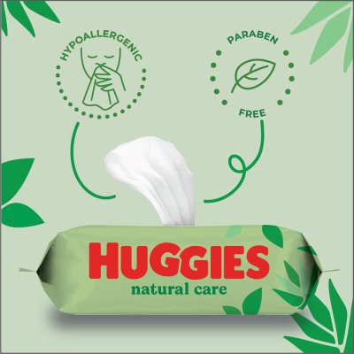 Lenços umedecidos HUGGIES® Natural Triplo 56x3 un.