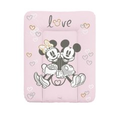 CEBA Trocador macio para cômoda (50x70) Disney Minnie & Mickey Rosa