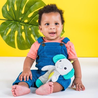 BRIGHT STARTS Giocattolo - massaggiagengive Snuggle&Teethe elefante 0 m+