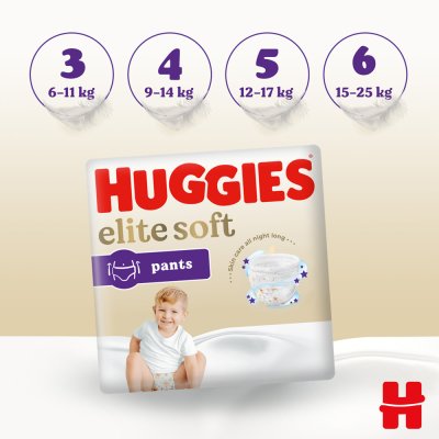 2x Spodnie do pieluszek jednorazowych HUGGIES® 4 spodnie Extra Care (9-14 kg) 38 szt.