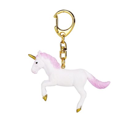 Mojo Porte-clés Licorne au galop rose