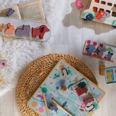 Vilac Set igara sa životinjama za najmlađe 4 u 1