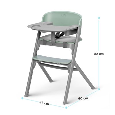 KINDERKRAFT SELECT Matstol 3 i 1 LIVY Aster Rosa, Premium