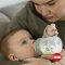 NUK For Nature Babyflasche mit Temperaturkontrolle, braun 150 ml