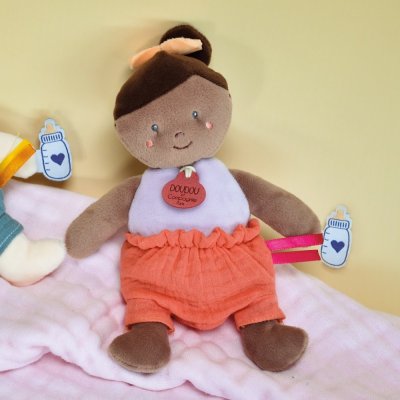Doudou Jolijou Lalka 18 cm pomarańczowa