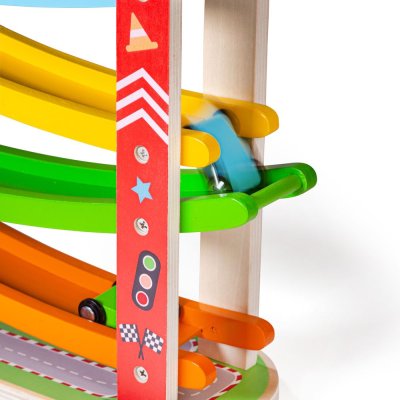Bigjigs Toys Drvena staza za auto utrke