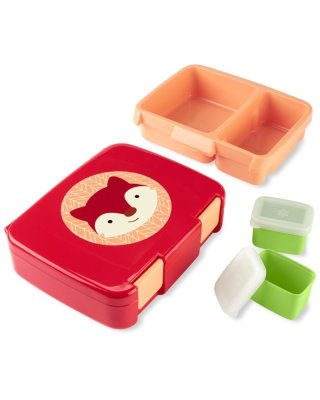 SKIP HOP Zoo Bento Lunchbox Fox 3 Jahre+