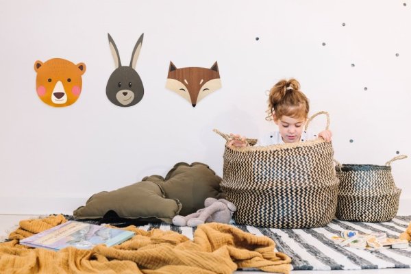 BeWooden Decorazione da parete volpe Eliška