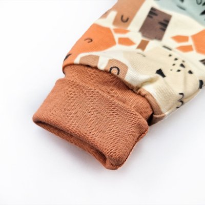 Bluza podszyta Outlast® - zwierzątka kolorowe/jasnobeżowy