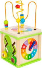 small foot Motorik kub äng i trä