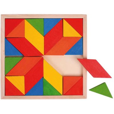 Bigjigs Toys Drveni mozaik u boji