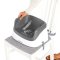 INGENUITY Sitzerhöhung SmartClean Toddler - Slate 2J+ bis 15 kg