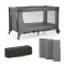 KINDERKRAFT Potovalna posteljica Joy 2 Dark grey