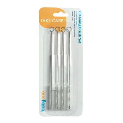 BABYONO Brushes for cleaning straws, 4 pcs