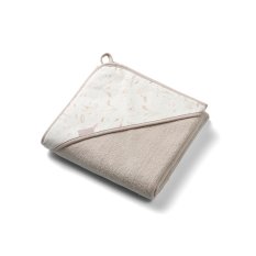 BABYONO Handdoek met capuchon badstof beige 100x100 cm