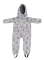 Monkey Mum® Softshell jumpsuit met membraan - Wolven op de fiets - maat 98/104, 110/116