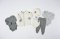 Jacka fodrad med Outlast® - Off White/rand vitgråmelerad